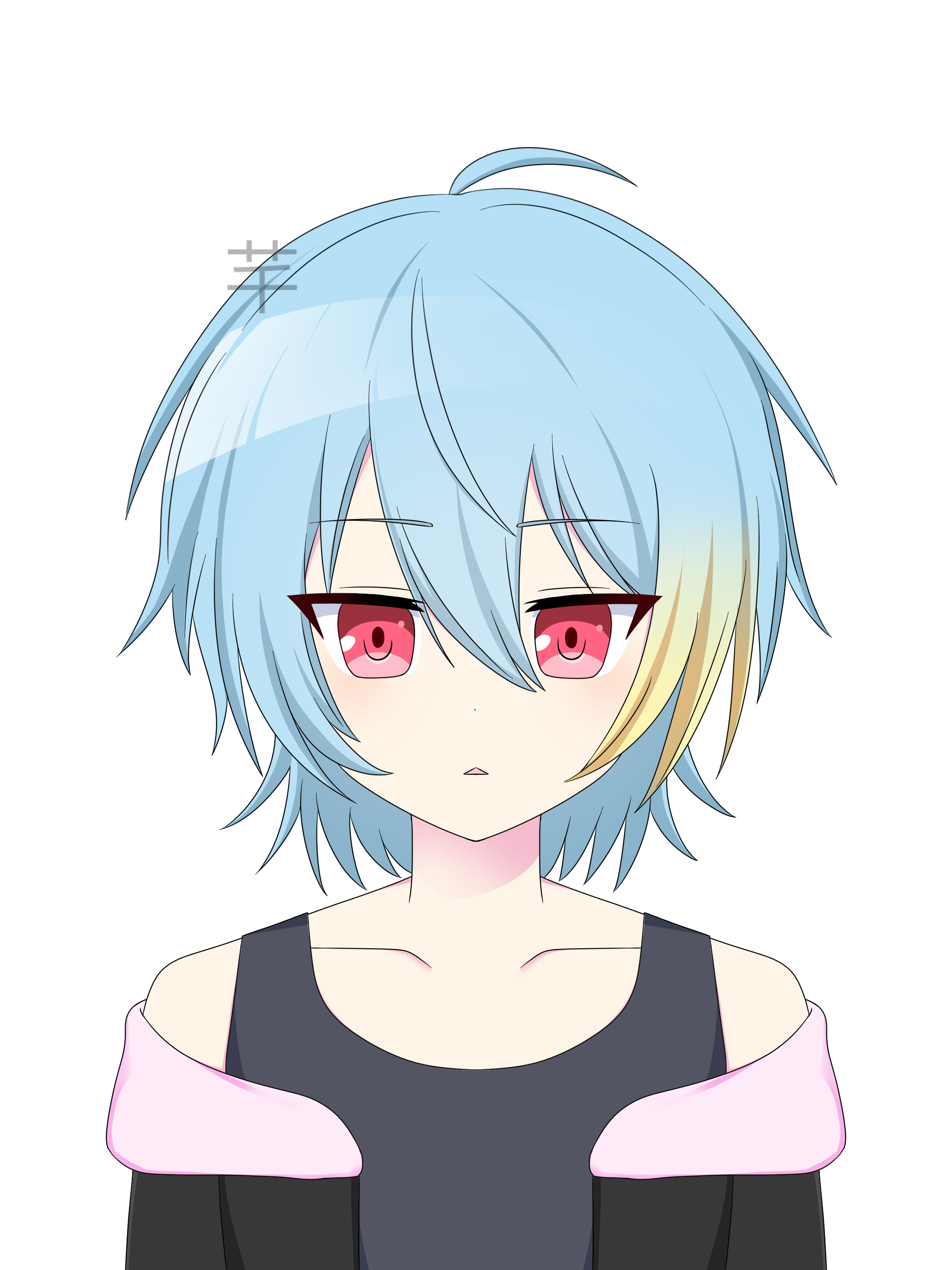 素仿画风的oc呀_图1