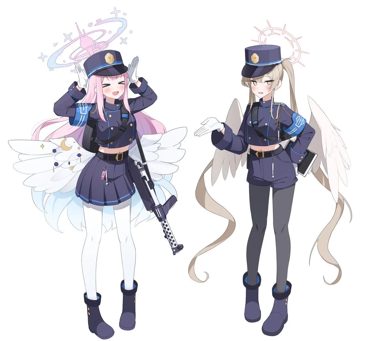 当未花和渚换上了铁道小鬼的衣服_图1