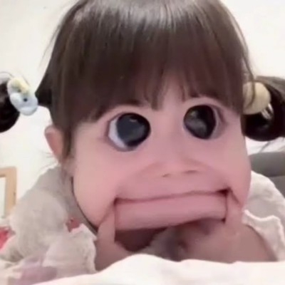 笑白